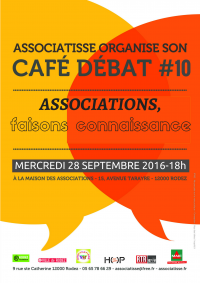 l affiche de ce 10ème café débat