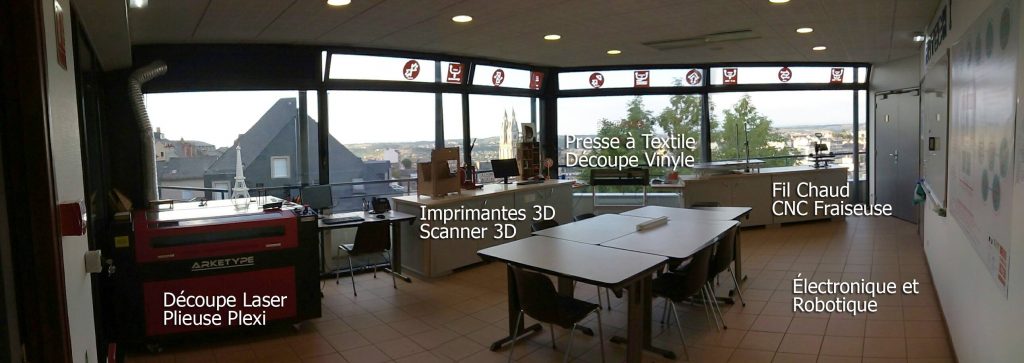 les machines du fablab rutech de RODEZ