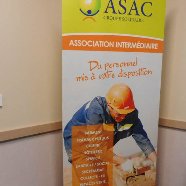 Panneau de l'association intermediaire,sextion de l'ASAC