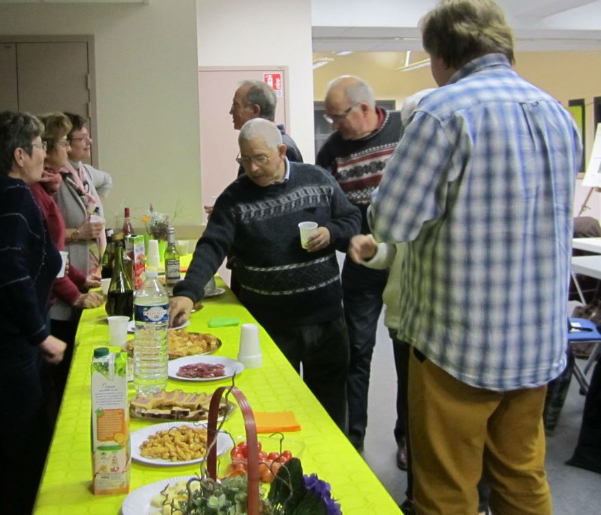 Le buffet du 12ème Café Débat d'ASSOCIATISSE